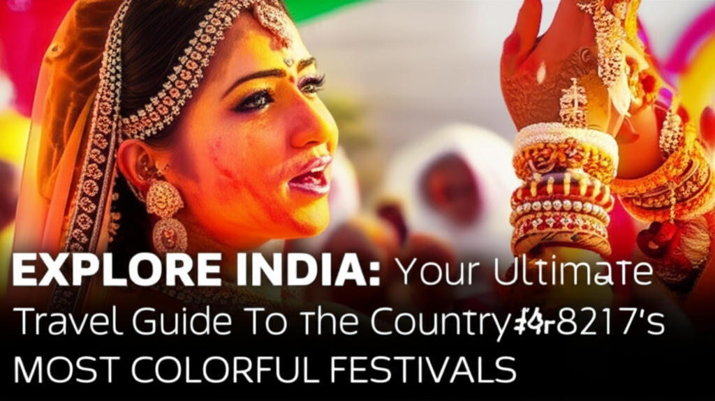 Explore India: Your Ultimate Travel Guide to the Country’s Most Colorful Festivals