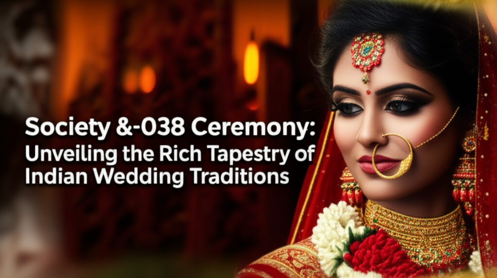 Society & Ceremony: Unveiling the Rich Tapestry of Indian Wedding Traditions