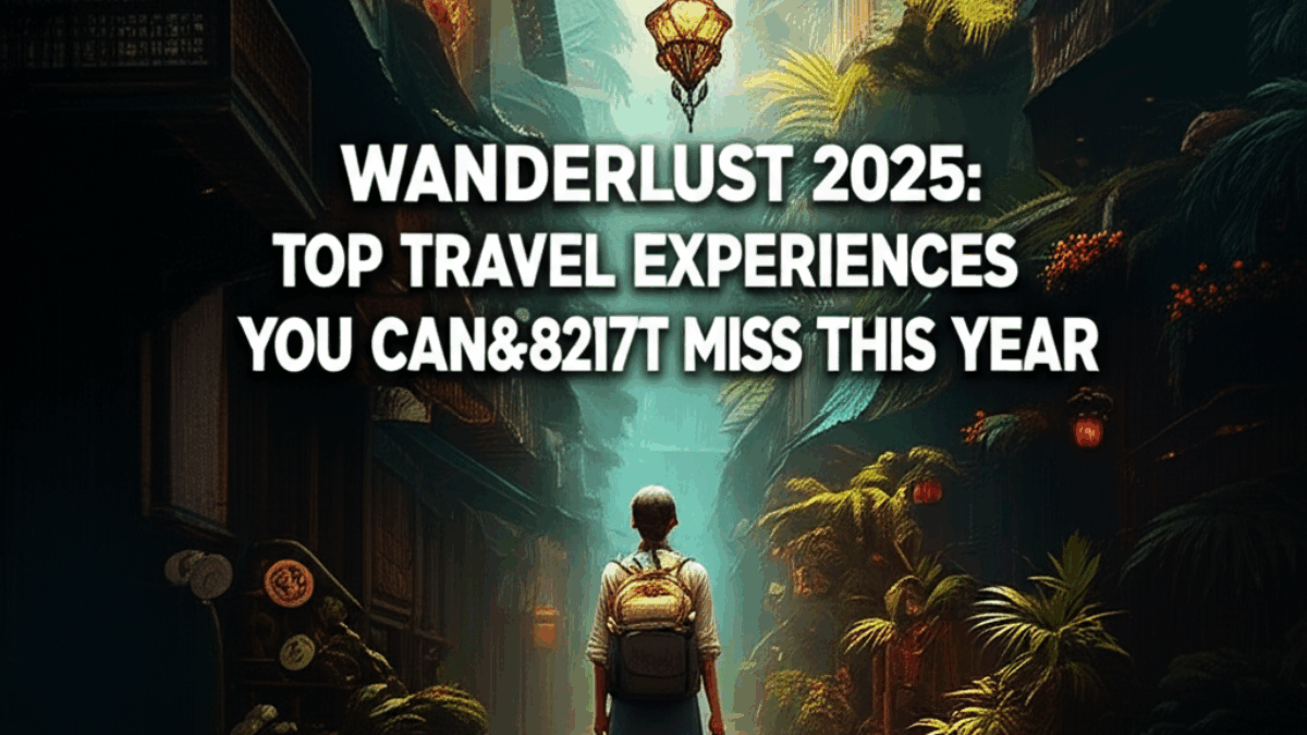 Wanderlust 2025: Top Travel Experiences You Can’t Miss This Year