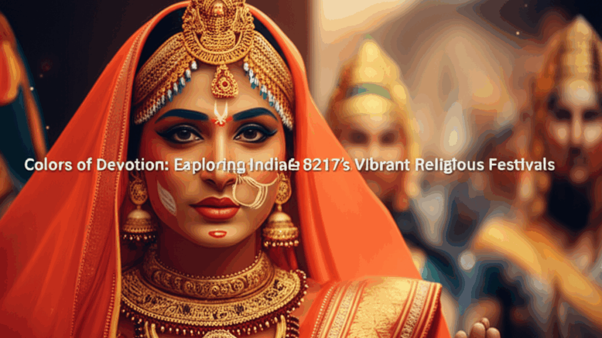 Colors of Devotion: Exploring India’s Vibrant Religious Festivals