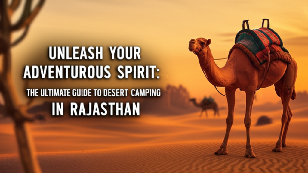 Unleash Your Adventurous Spirit: The Ultimate Guide to Desert Camping in Rajasthan