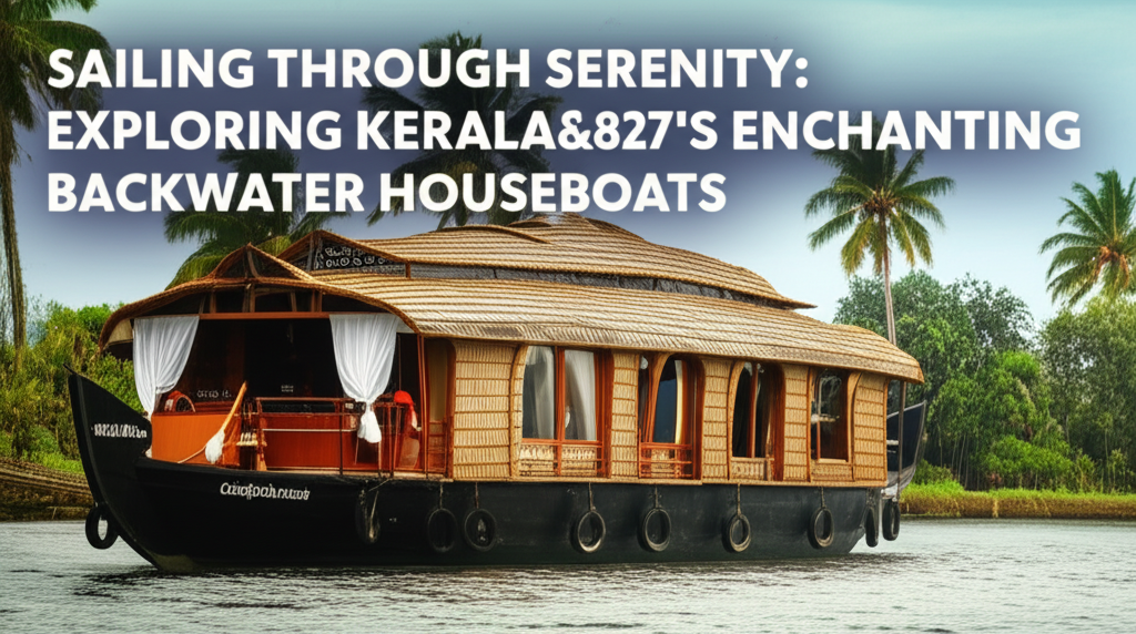 Sailing Through Serenity: Exploring Kerala’s Enchanting Backwater Houseboats